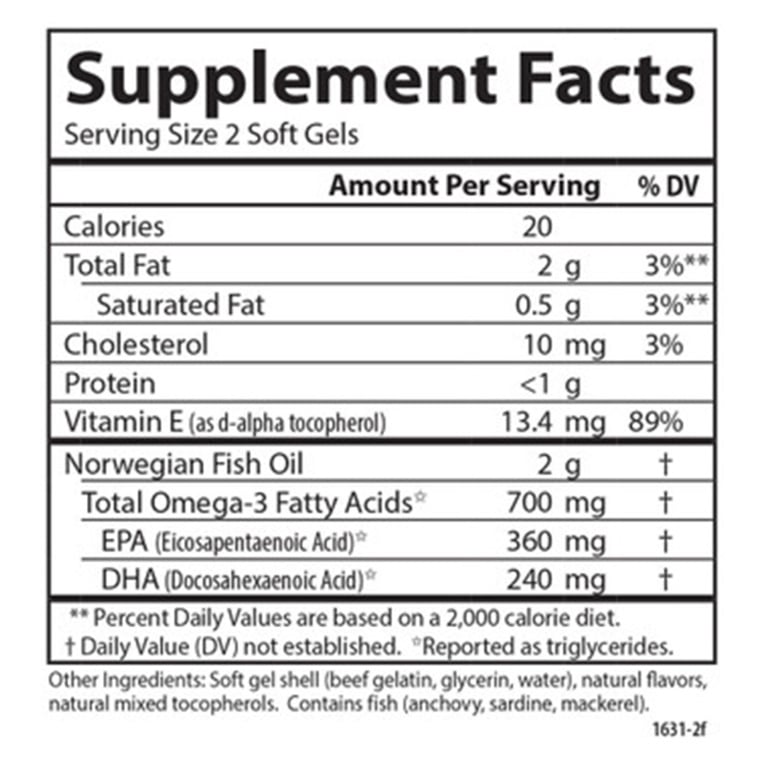 Óleo de Peixe Muito Fino - 700mg de Ômega-3, Limão Natural - 120 + 30 cápsulas moles - Image 4