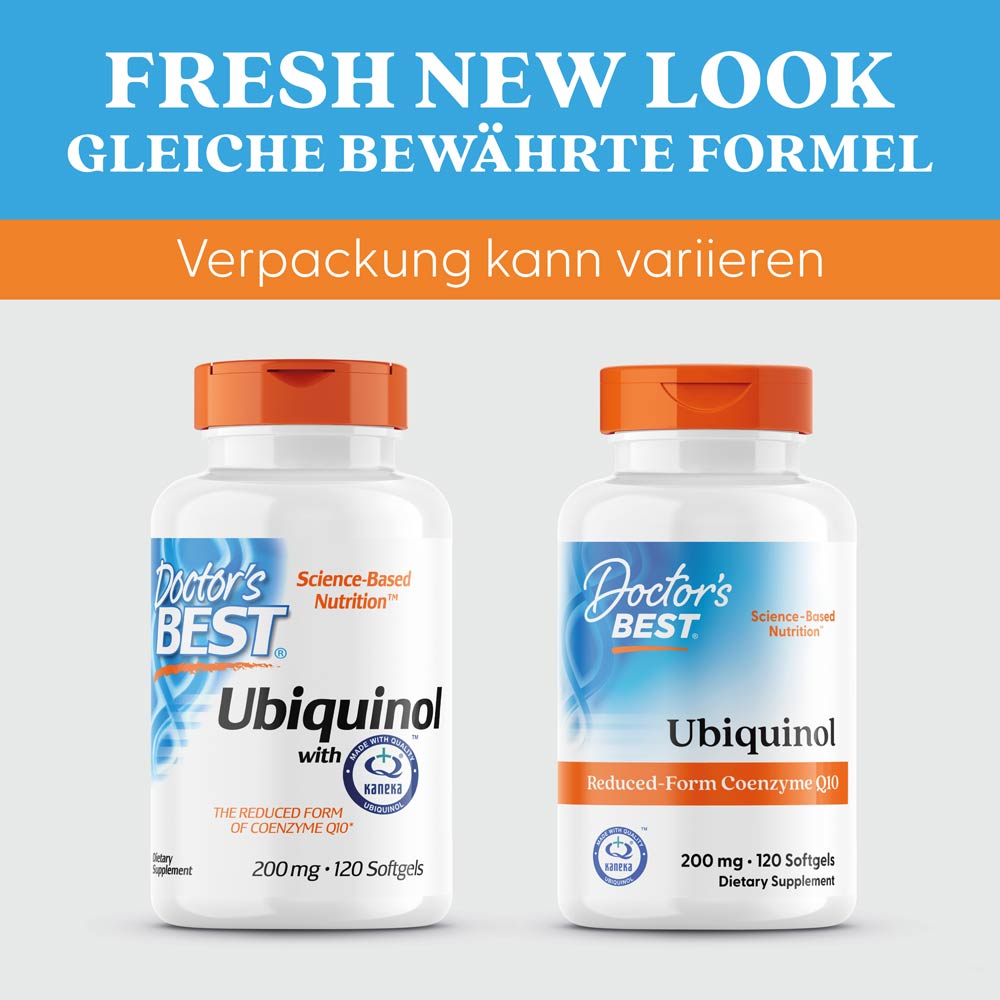 Doctor's Best - Ubiquinol com Kaneka 200 mg, 120 cápsulas moles - Image 5