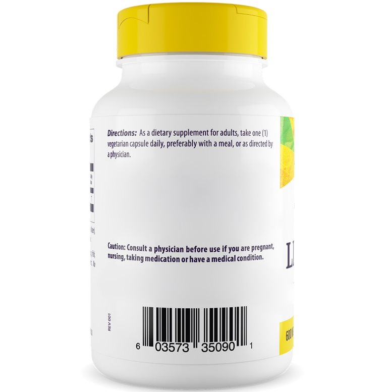 Healthy Origins - Ácido Alfa-Lipóico de Libertação Prolongada 600 mg, 60 Cápsulas - Image 3