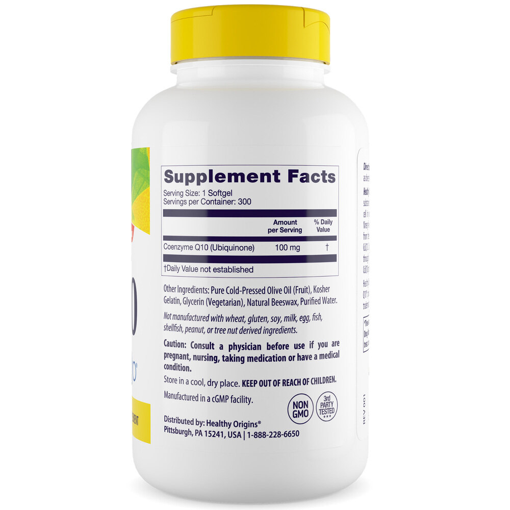 Healthy Origins - CoQ10 100 mg, 300 cápsulas moles - Image 3