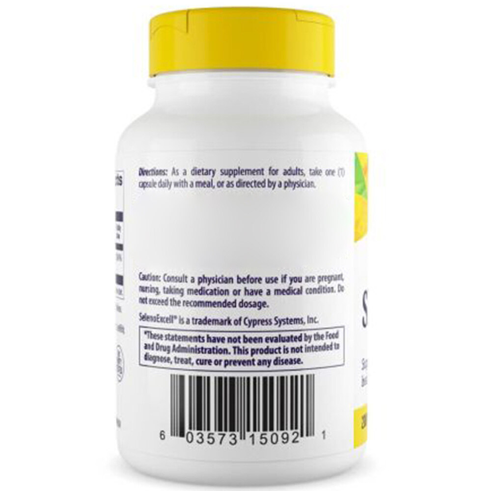 Healthy Origins - Seleno Excell Selénio 200 mcg, 180 cápsulas - Image 4