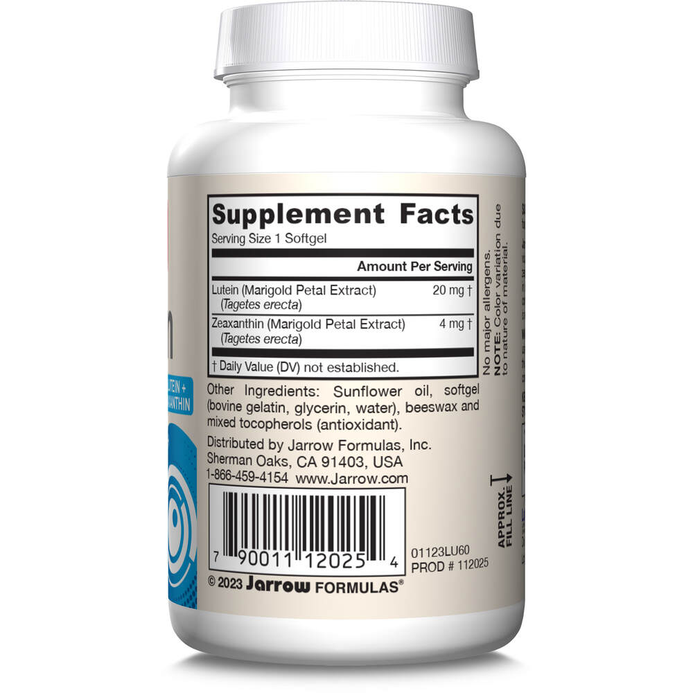 Luteína, 20mg - 60 softgels - Image 3