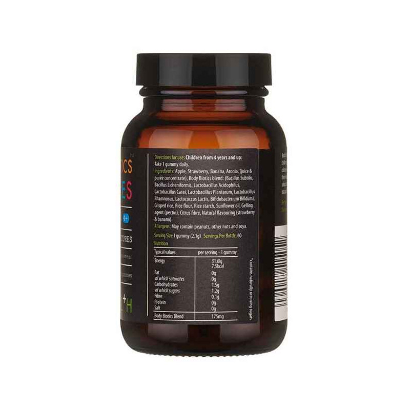 Gomas Corporais de Biótica para Crianças, 175mg - 60 gomas - Image 2