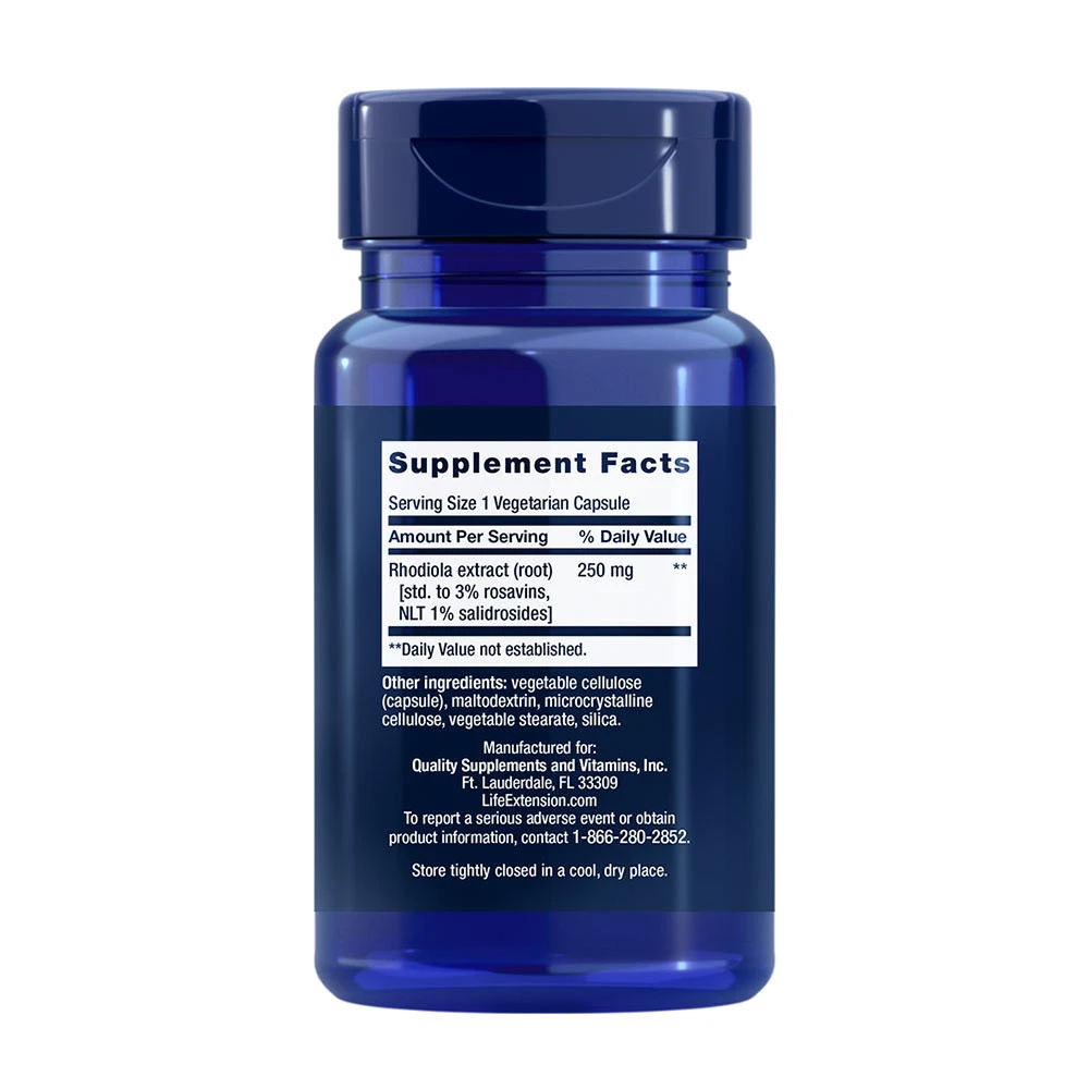 Extrato de Rhodiola, 250mg - 60 vcaps - Image 2