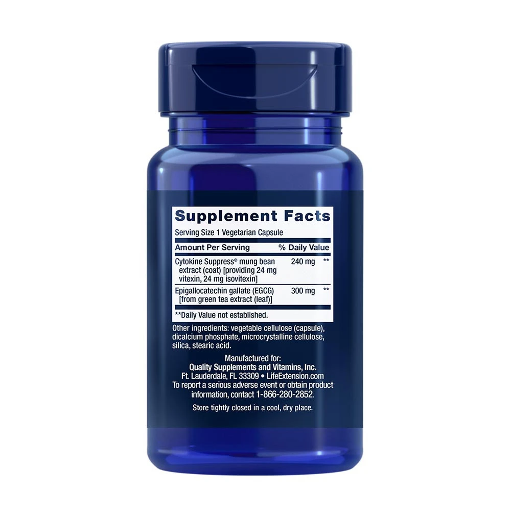 Cytokine Suppress com EGCG - 30 vcaps - Image 2