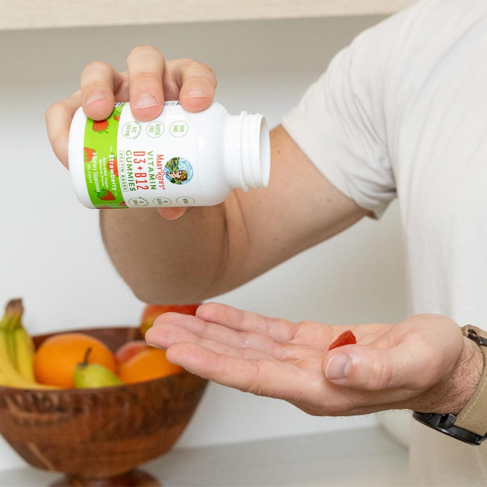 MaryRuth's - Gomas de Vitamina D3+B12 com Sabor a Morango, 60 Ursos - Image 3