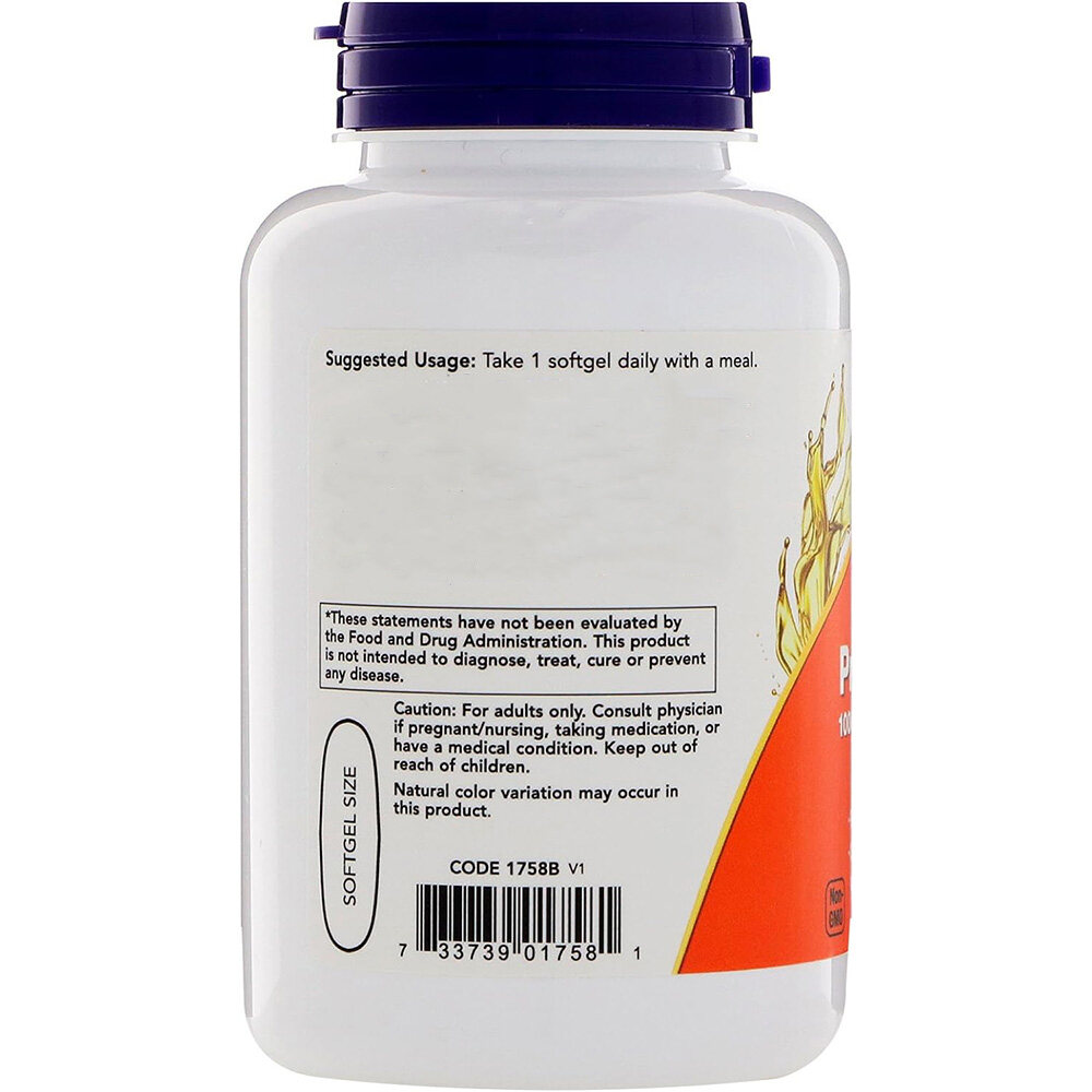 NOW Foods - Óleo de Onagra 1000 mg, 90 Cápsulas Vegetais - Image 4