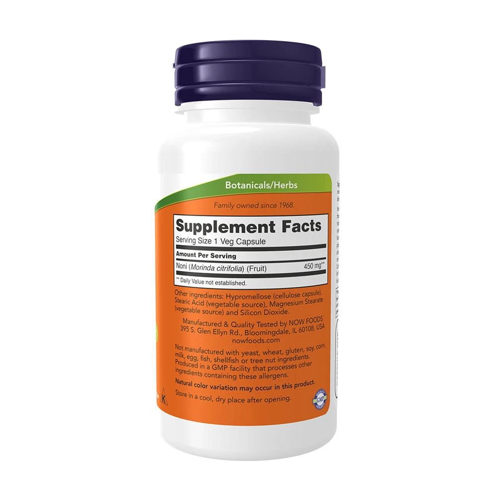 NOW Foods - Noni 450 mg (90 Cápsulas Vegetais) - Image 2