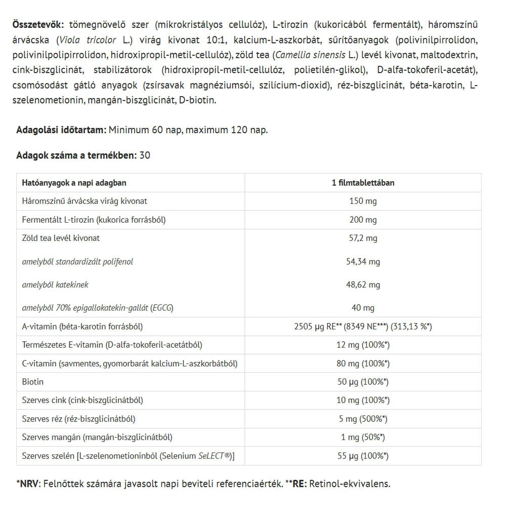 Natur Tanya - Vitamina Solar Natur Tanya (30 Comprimidos) - Image 2