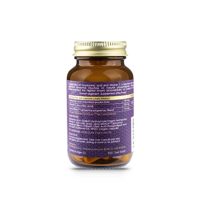 NaturLabs - Ácido Hialurónico + Vitamina C Lipossomal, Cápsulas Quantidade 30 cápsulas - Image 2