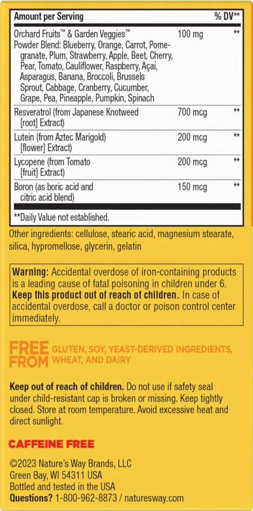 Nature's Way - Alive!® Multivitamínico Diário para Energia Completa (60 Comprimidos) - Image 3