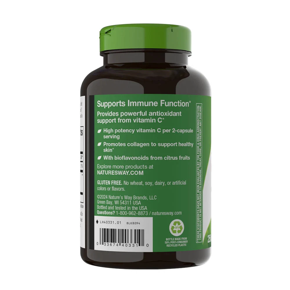 Nature's Way - Vitamina C com Bioflavonoides (250 Cápsulas) - Image 5