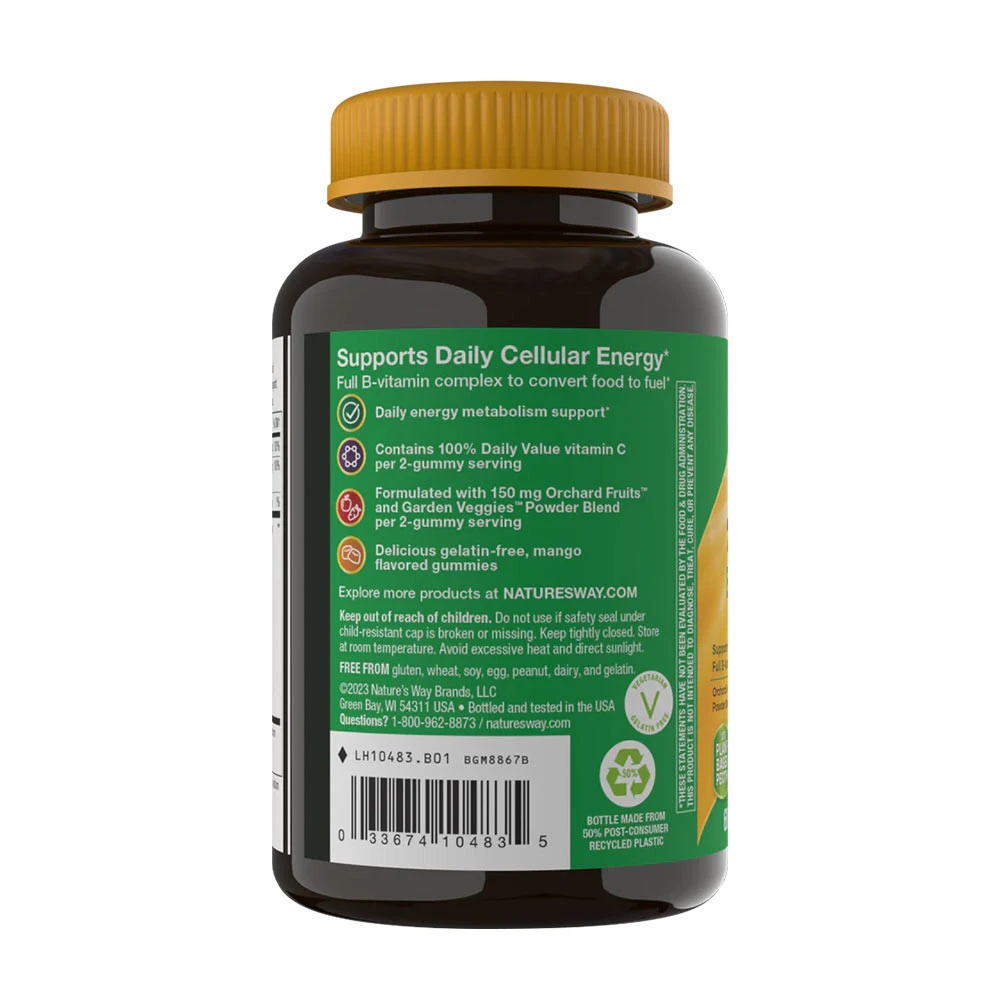 Nature's Way - Alive!® Gomas de Complexo B (60 Gomas) - Image 5