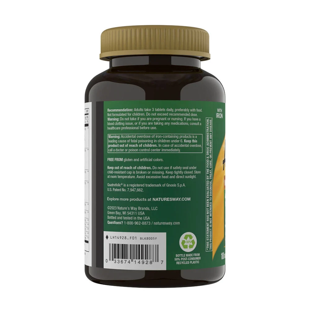 Nature's Way - Alive!® Multivitamínico de Máxima Potência Max3 (180 Comprimidos) - Image 9