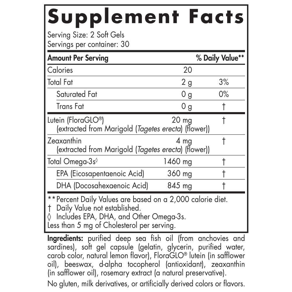 Visão Ômega, 1460mg - 60 cápsulas gelatinosas - Image 3