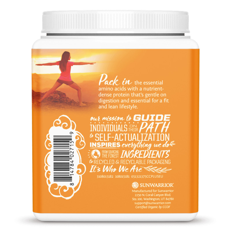 Sunwarrior - Proteína Plus Orgânica de Chocolate em Pó, 375 g - Image 2