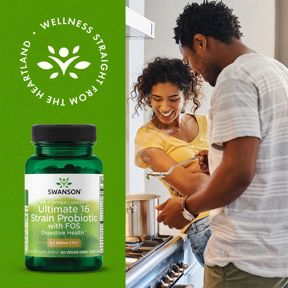 Dr. Stephen Langer's Ultimate 16 Strain Probiotic com FOS, 3,2 bilhões de CFU - 60 vcaps - Image 7