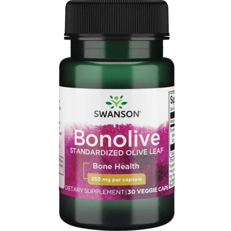 folha de oliveira normalizada bonolive, 250mg - 30 vcaps - Eco Supplements