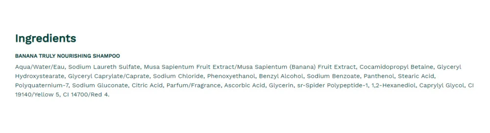 The Body Shop - Champô de Banana (250 ml) - Image 2