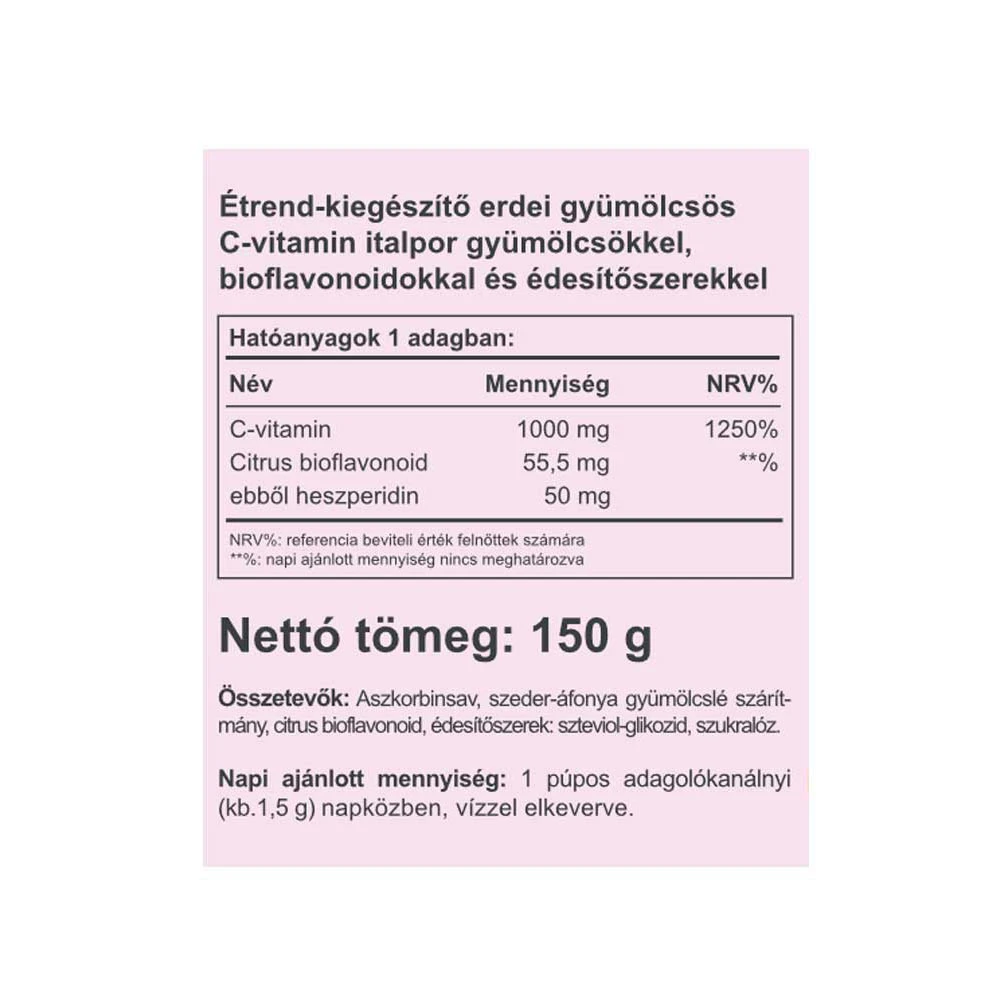 Vitaking - Pó Instantâneo de Vitamina C Supreme com Sabor a Amora (150 g) - Image 2