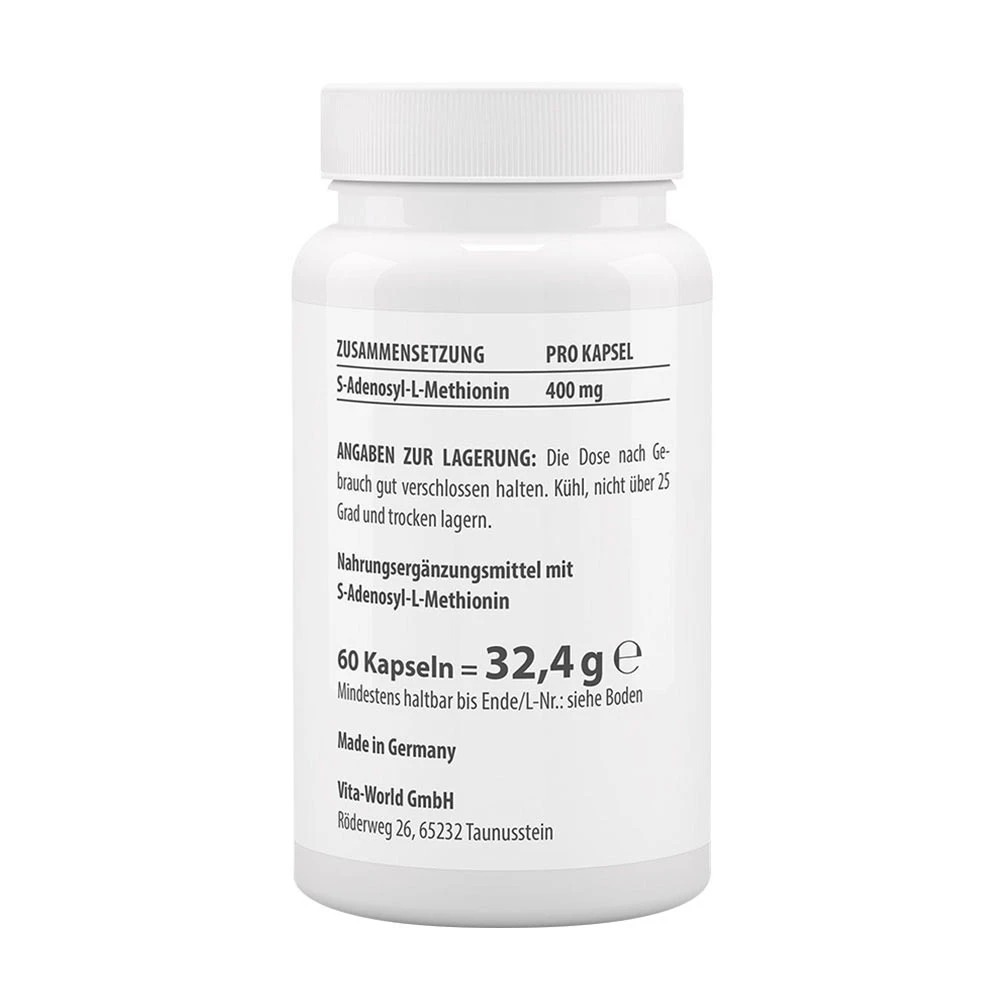 Vitaworld - SAMe 400 mg (60 Cápsulas) - Image 2