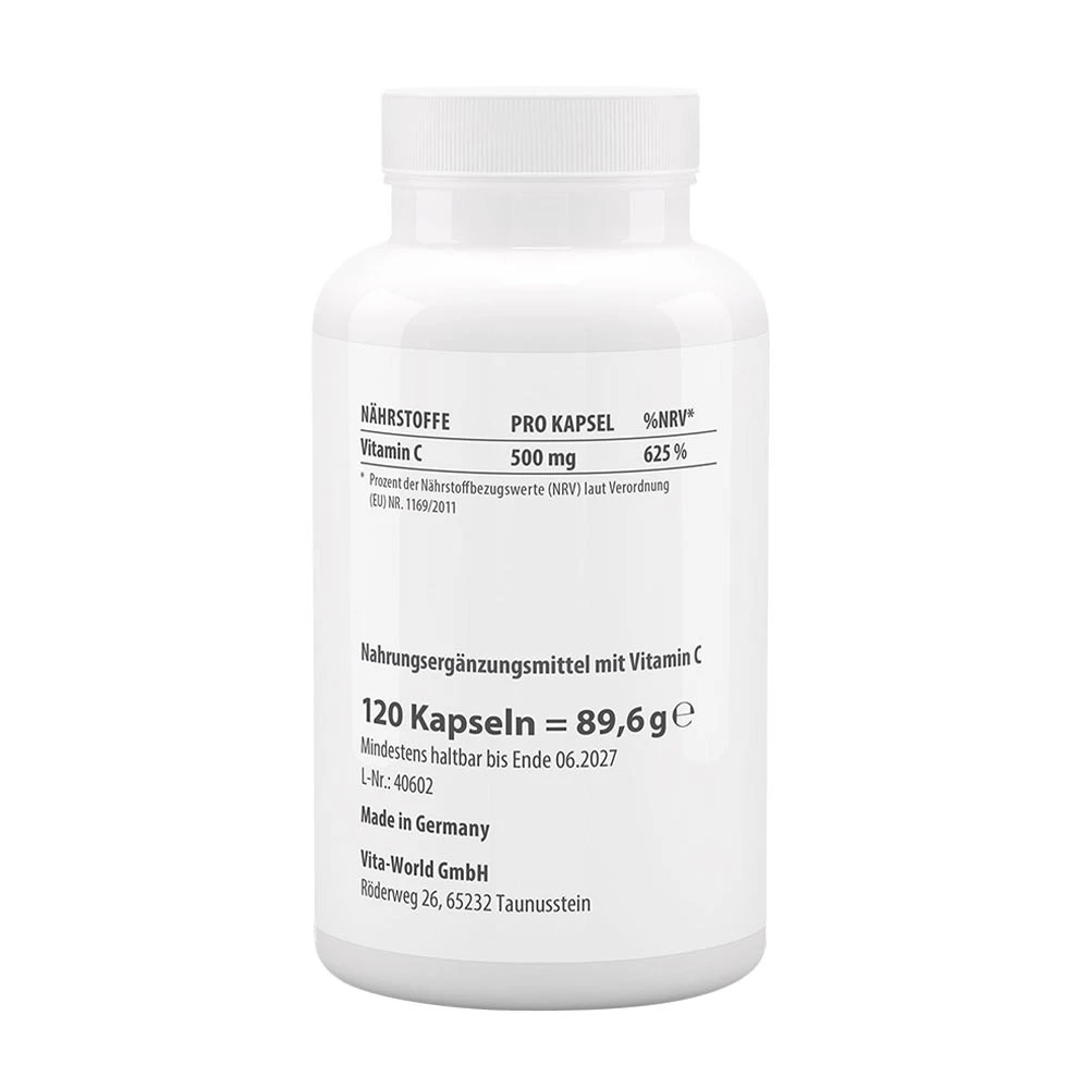 Vitaworld - Vitamina C 500 Depot (120 Cápsulas) - Image 2