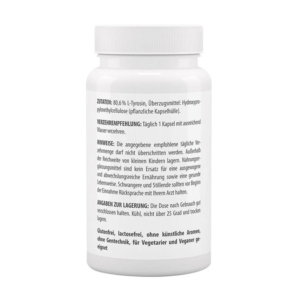 Vitaworld - Tirosina 500 mg (60 Cápsulas) - Image 3